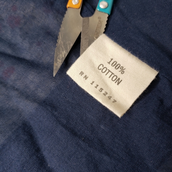 Ruehl Open Patchwork Print Boho Farm Cabin Hippie Cotton Girl's Vest Small - Picture 7 of 14